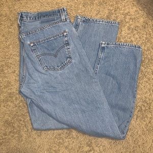 Vintage worn straight leg Levi 6501-0193 jeans